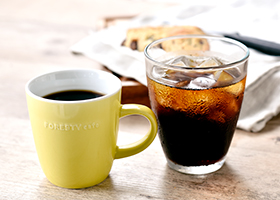 アイスコーヒーとブレンドコーヒー