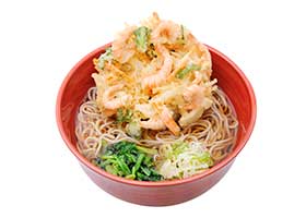 小海老入りかき揚げ天そば